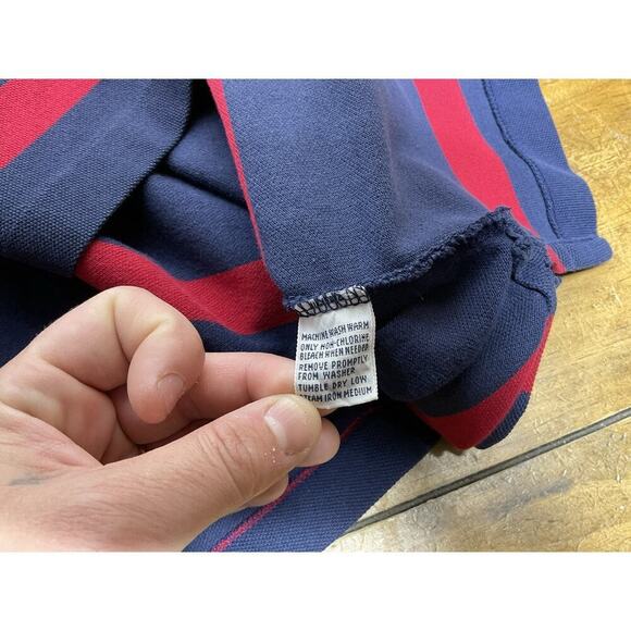 Polo Ralph Lauren Men’s Size XL Embroidered Crest NYC SS Stripe Polo Shirt - Picture 8 of 9